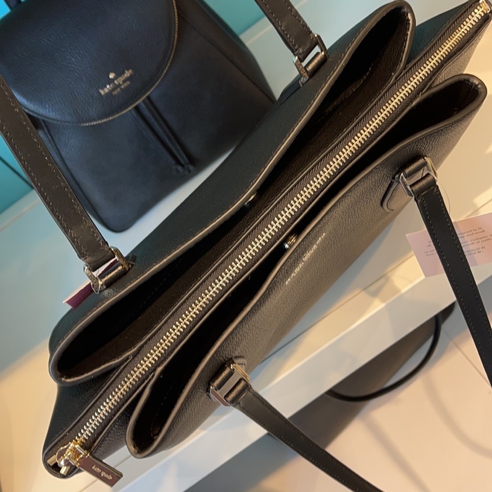 Kate Spade monet large triple compartment tote Black NWT - Picture 13 of 13